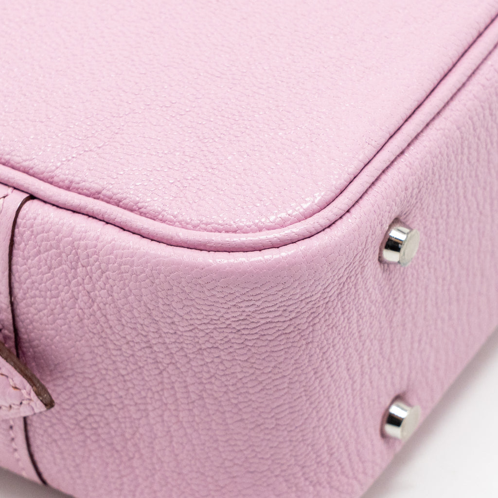 HERMES MINI PLUME II CHÈVRE MYSORE X9 MAUVE SYLVESTRE SHW