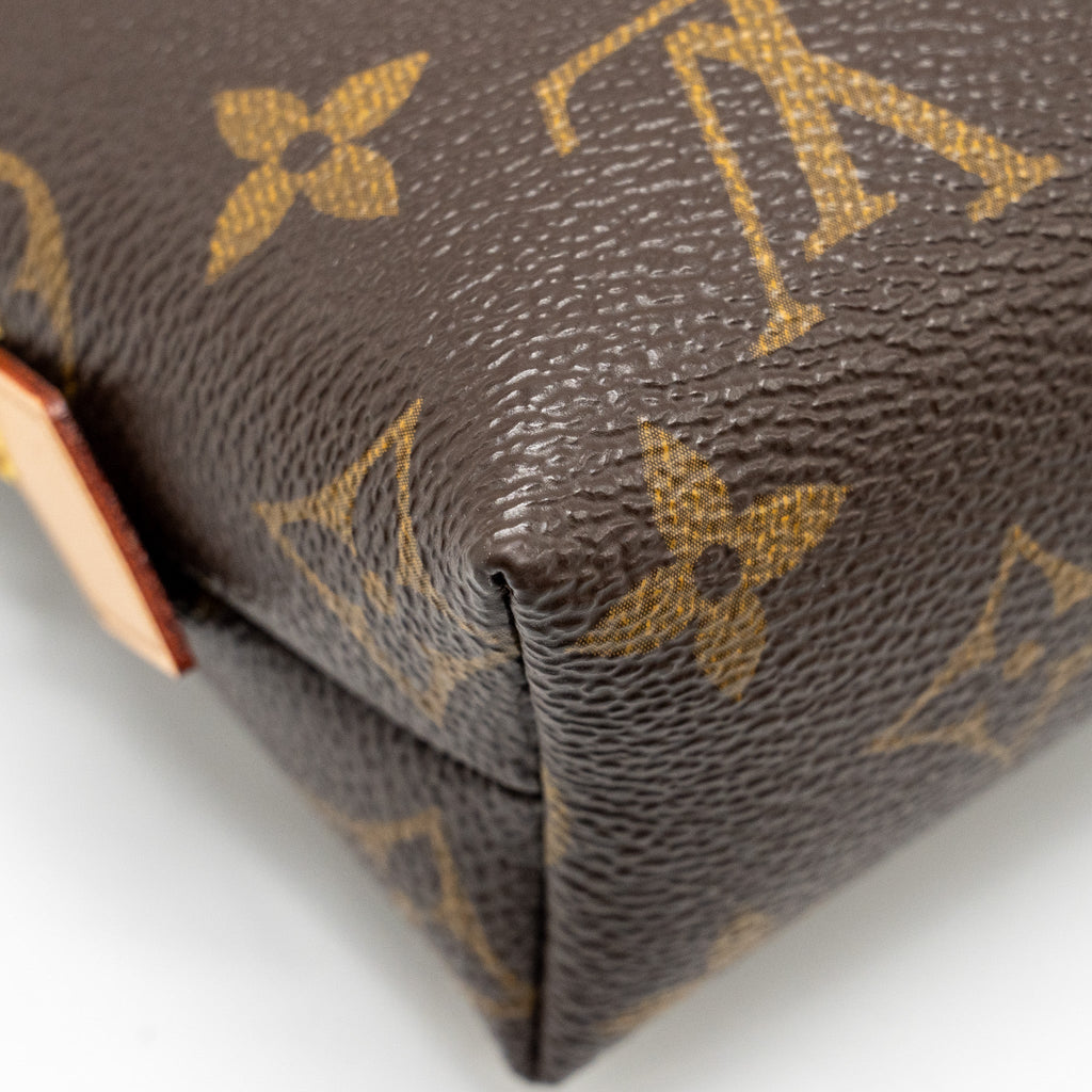 LOUIS VUITTON COSMETIC POUCH MONOGRAM CANVAS GHW