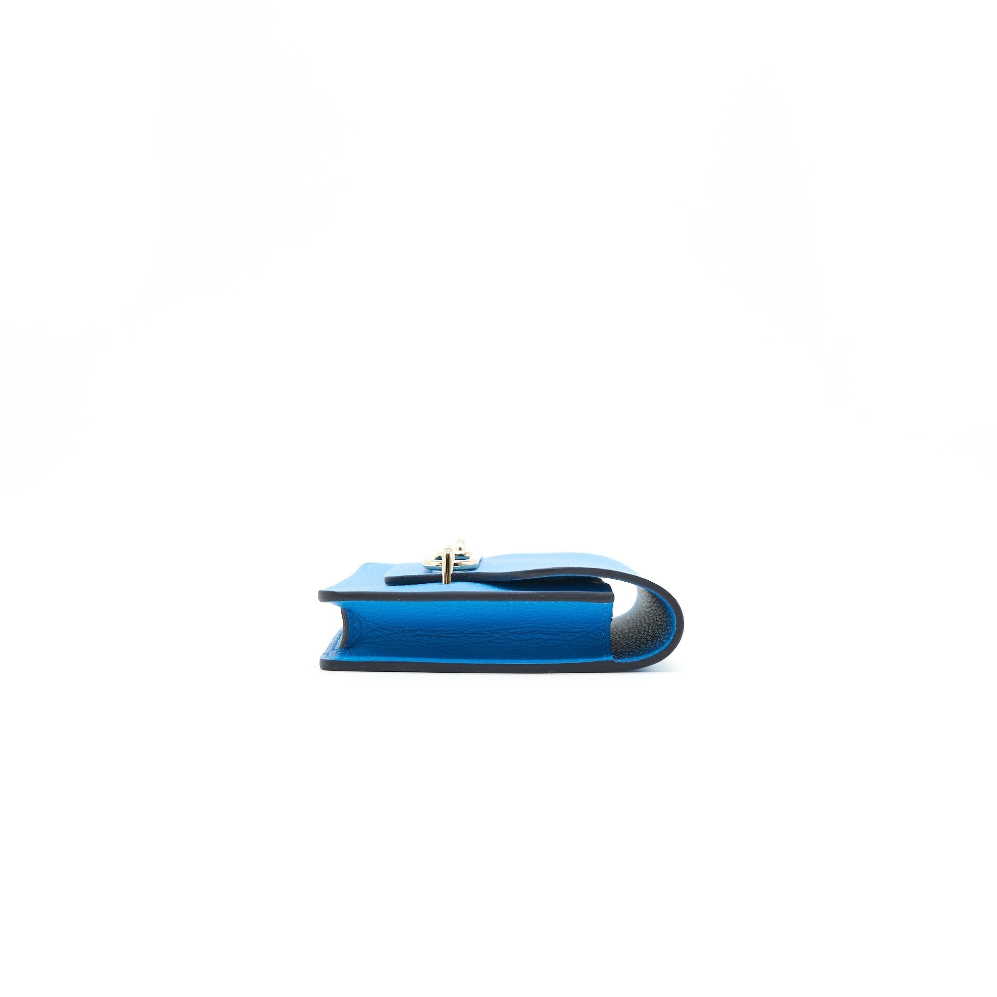 HERMES ROULIS SLIM EVERCOLOR BLUE FRIDA / ROSE MEXICO GHW