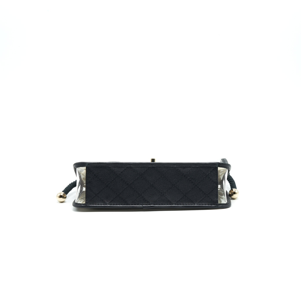 CHANEL SAND BY THE SEA PEARL FLAP BAG