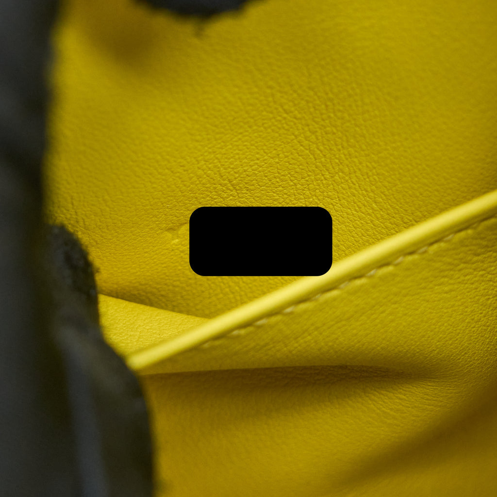 HERMES MINI LINDY OSTRICH JAUNE CITRON SHW