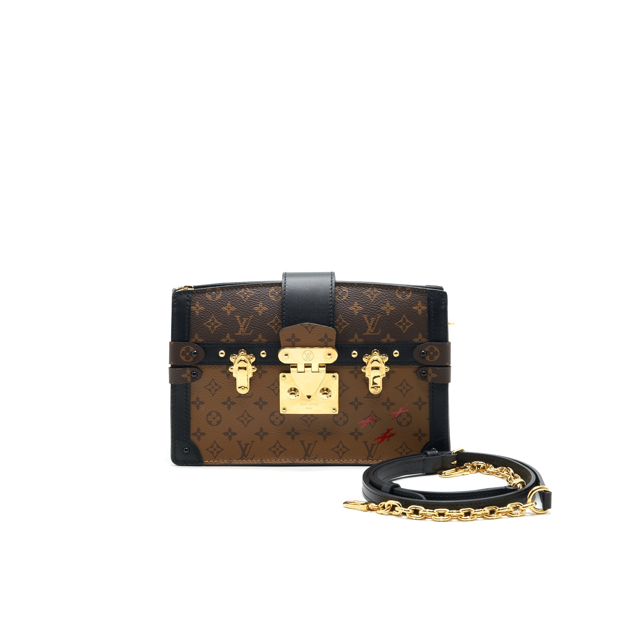 LOUIS VUITTON TRUNK CLUTCH MONOGRAM CANVAS