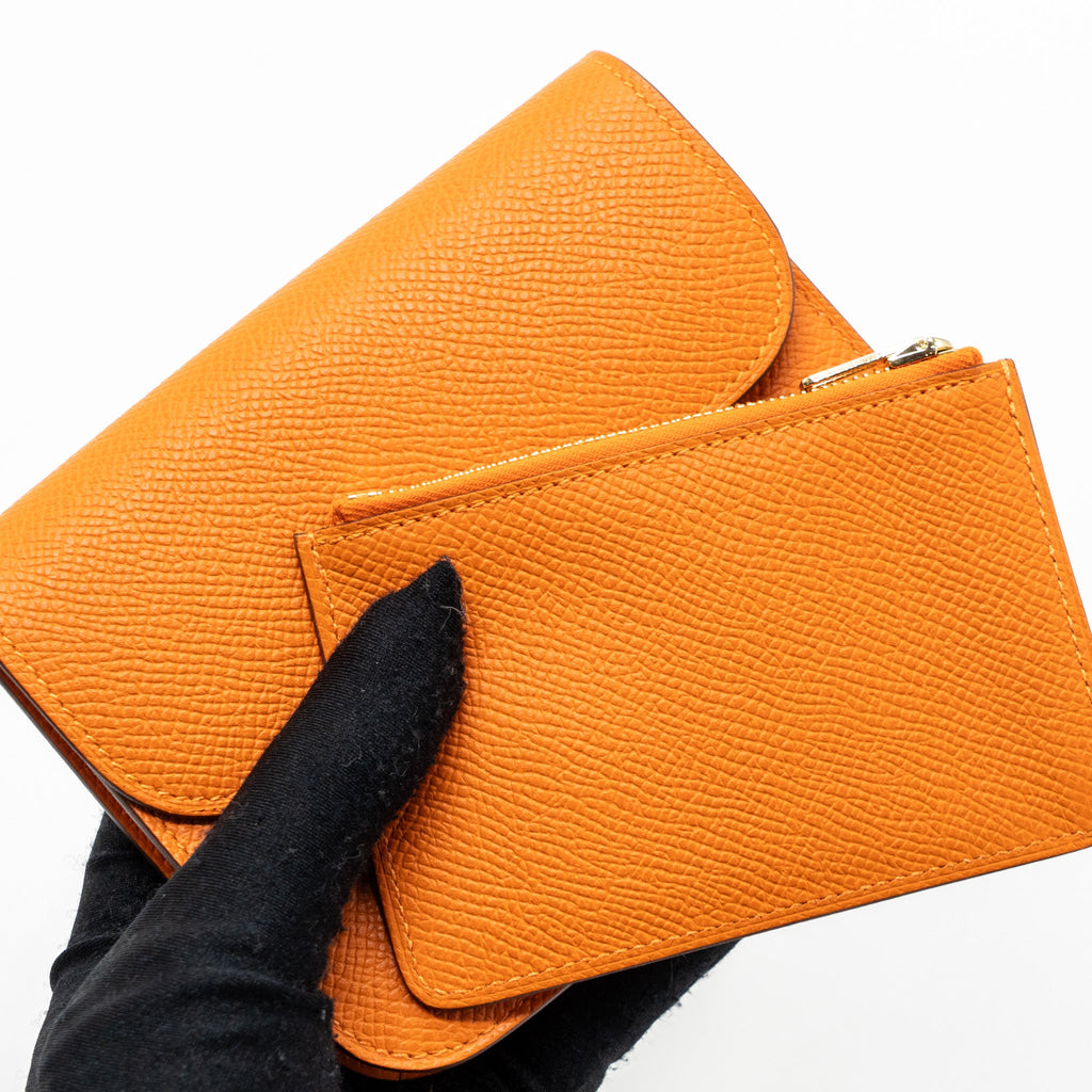 HERMES CONSTANCE SLIM EPSOM ORANGE GHW