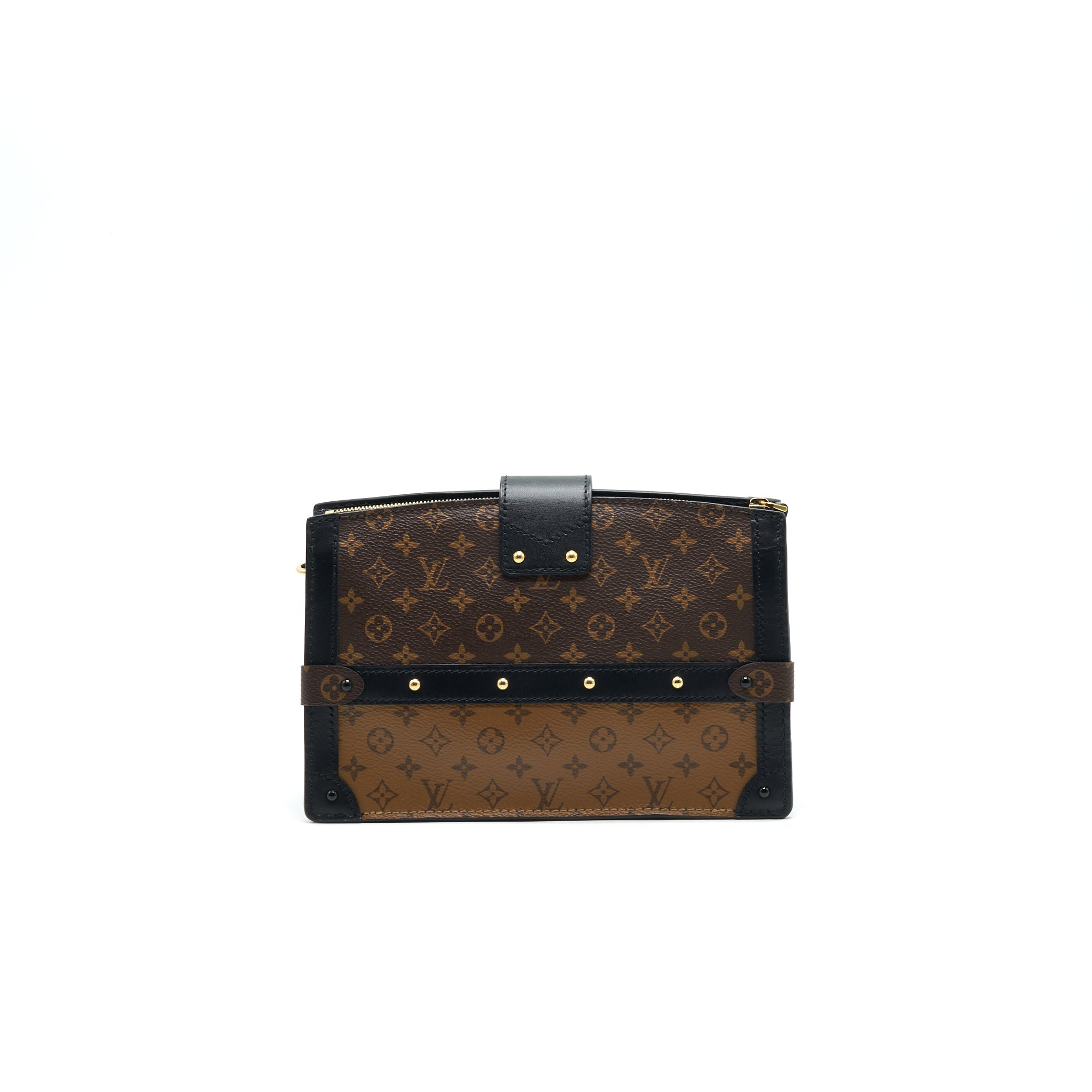 LOUIS VUITTON TRUNK CLUTCH MONOGRAM CANVAS