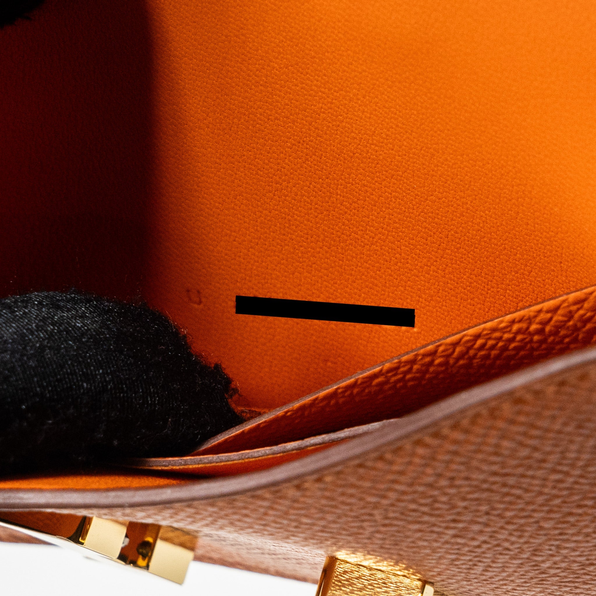 HERMES CONSTANCE SLIM EPSOM ORANGE GHW