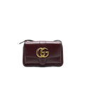 GUCCI ARLI SMALL SHOULDER BAG BURGUNDY WITH GHW