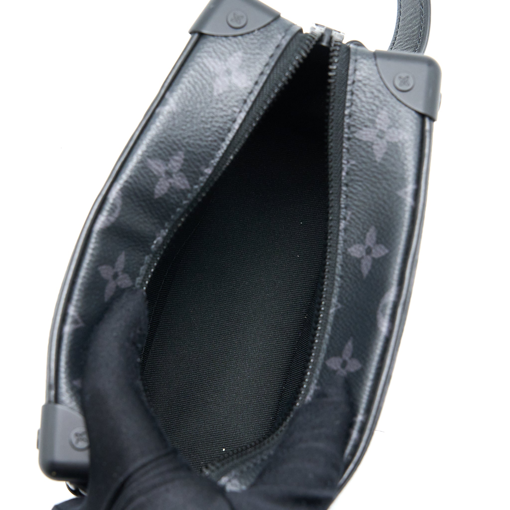 LOUIS VUITTON MINI SOFT TRUNK MONOGRAM ECLIPSE CANVAS BLACK HARDWARE