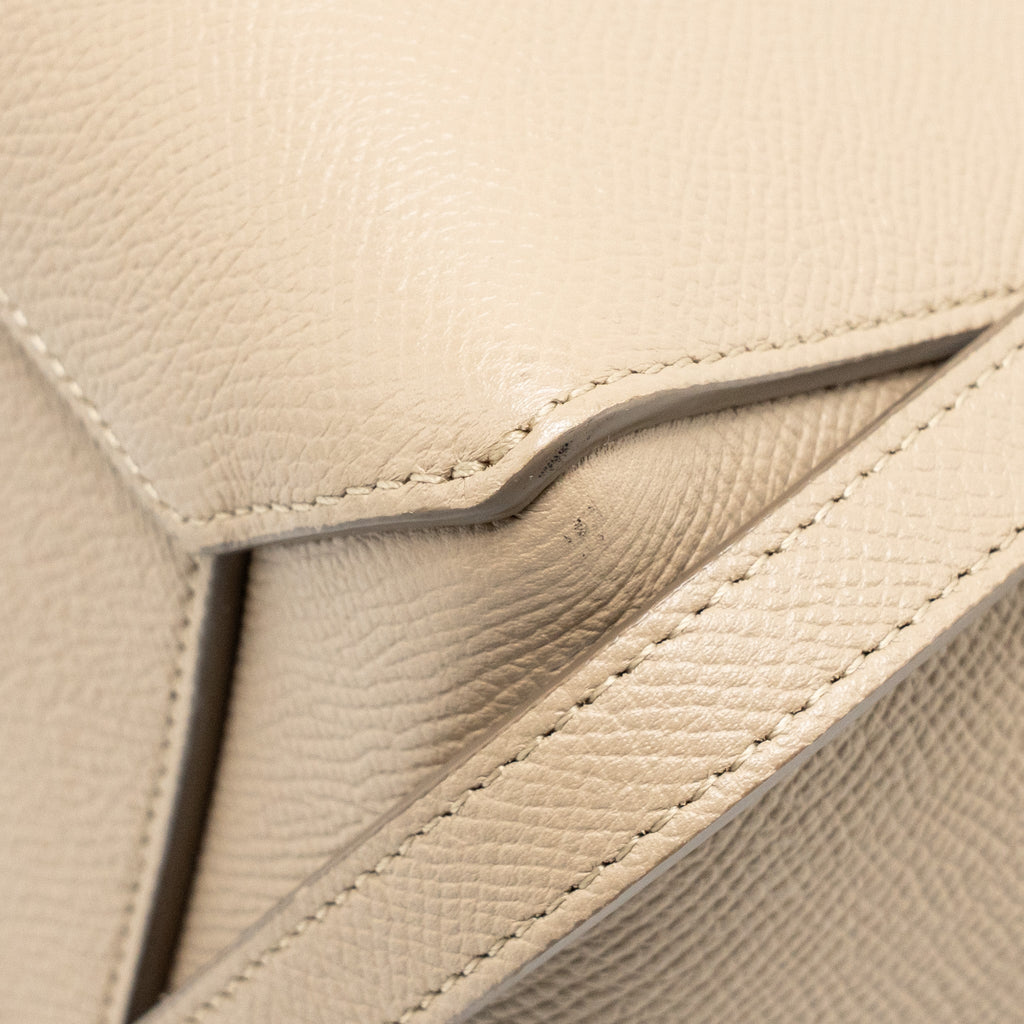 CELINE MICRO BELT BAG GRAINED CALFSKIN BEIGE GHW
