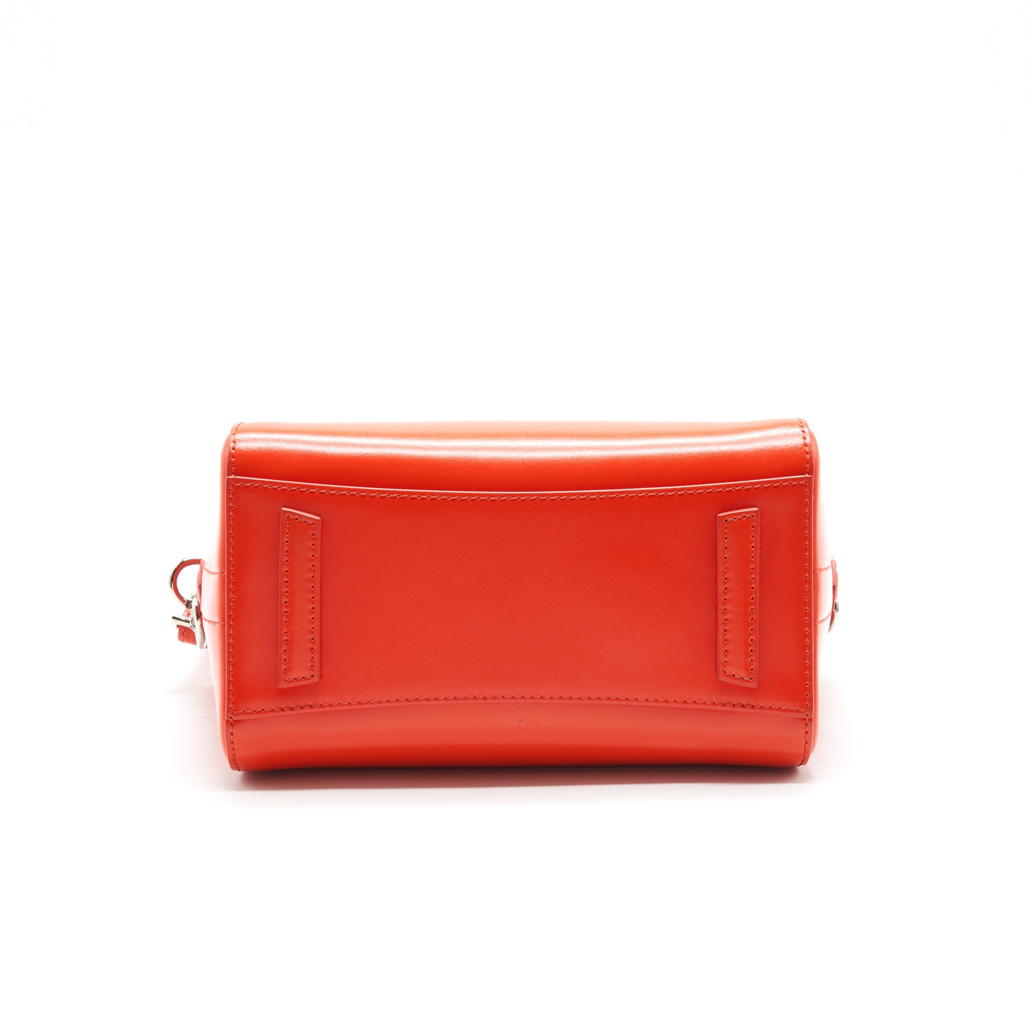 GIVENCHY MINI ANTIGONA BAG ORANGE SHW BOX CALF SKIN
