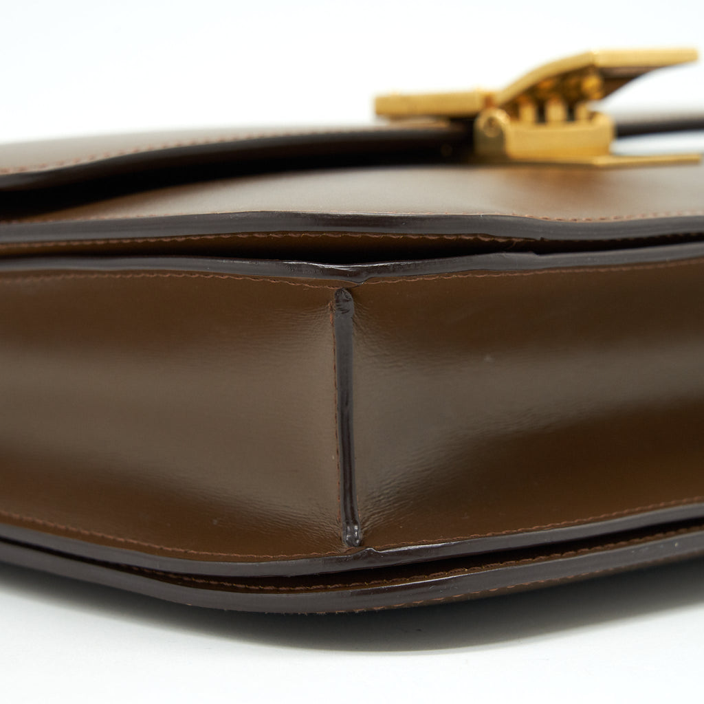 CELINE CLASSIC MEDIUM BOX BAG IN CARAMEL