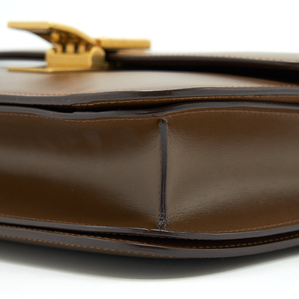 CELINE CLASSIC MEDIUM BOX BAG IN CARAMEL