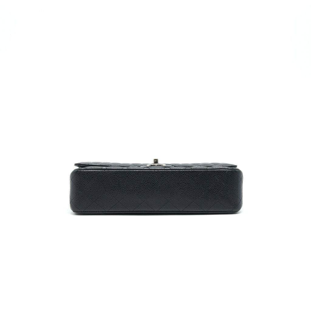 CHANEL MEDIUM CLASSIC DOUBLE FLAP CAVIER SHW