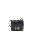 HERMES MINI CONSTANCE MONSTEUR LEATHER LIZARD BUCKLE BLACK / OMBRE SHW