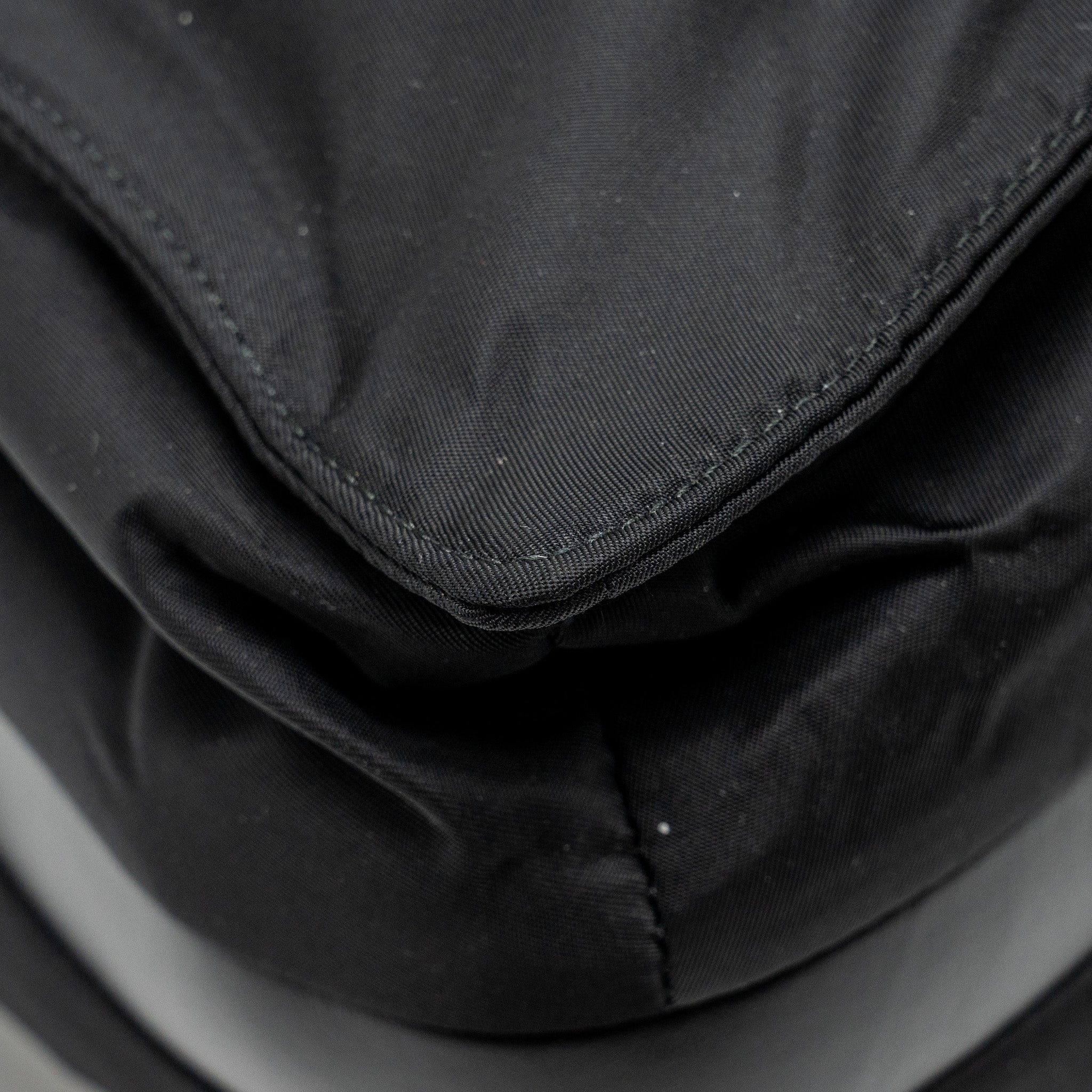 PRADA PADDED RE-NYLON SHOULDER BAG BLACK SHW