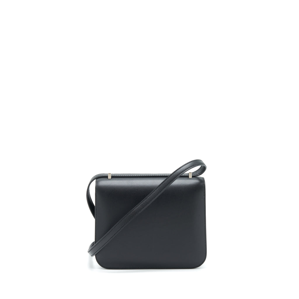 HERMES MINI CONSTANCE MONSTEUR LEATHER LIZARD BUCKLE BLACK / OMBRE SHW