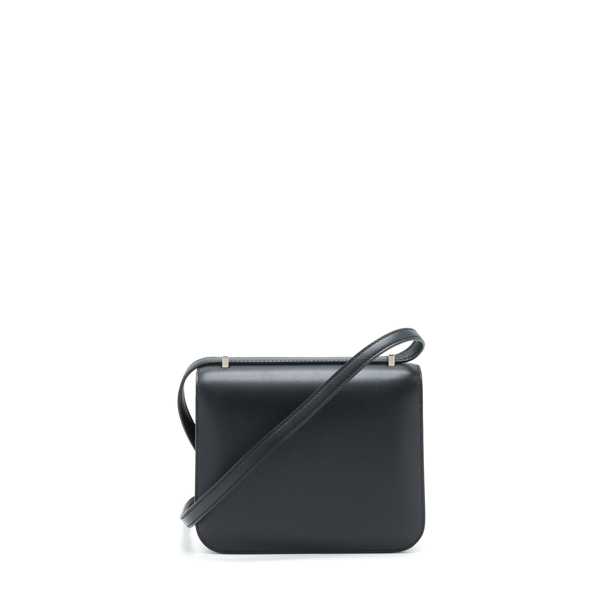 HERMES MINI CONSTANCE MONSTEUR LEATHER LIZARD BUCKLE BLACK / OMBRE SHW