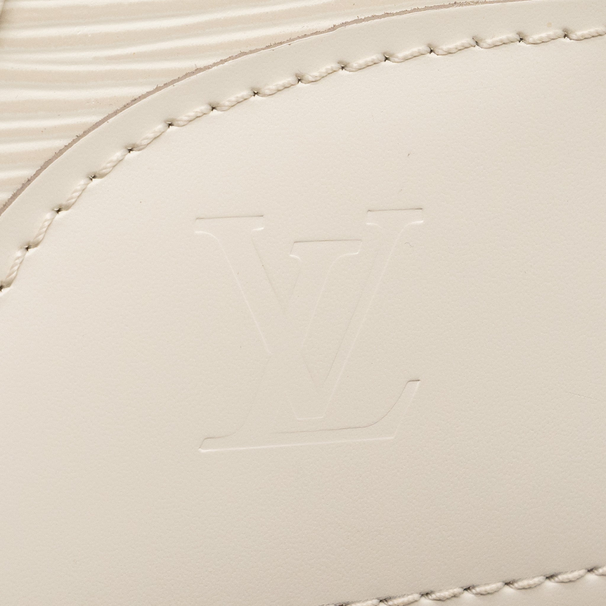 LOUIS VUITTON MADELEINE GM TOTE BAG EPI WHITE SHW