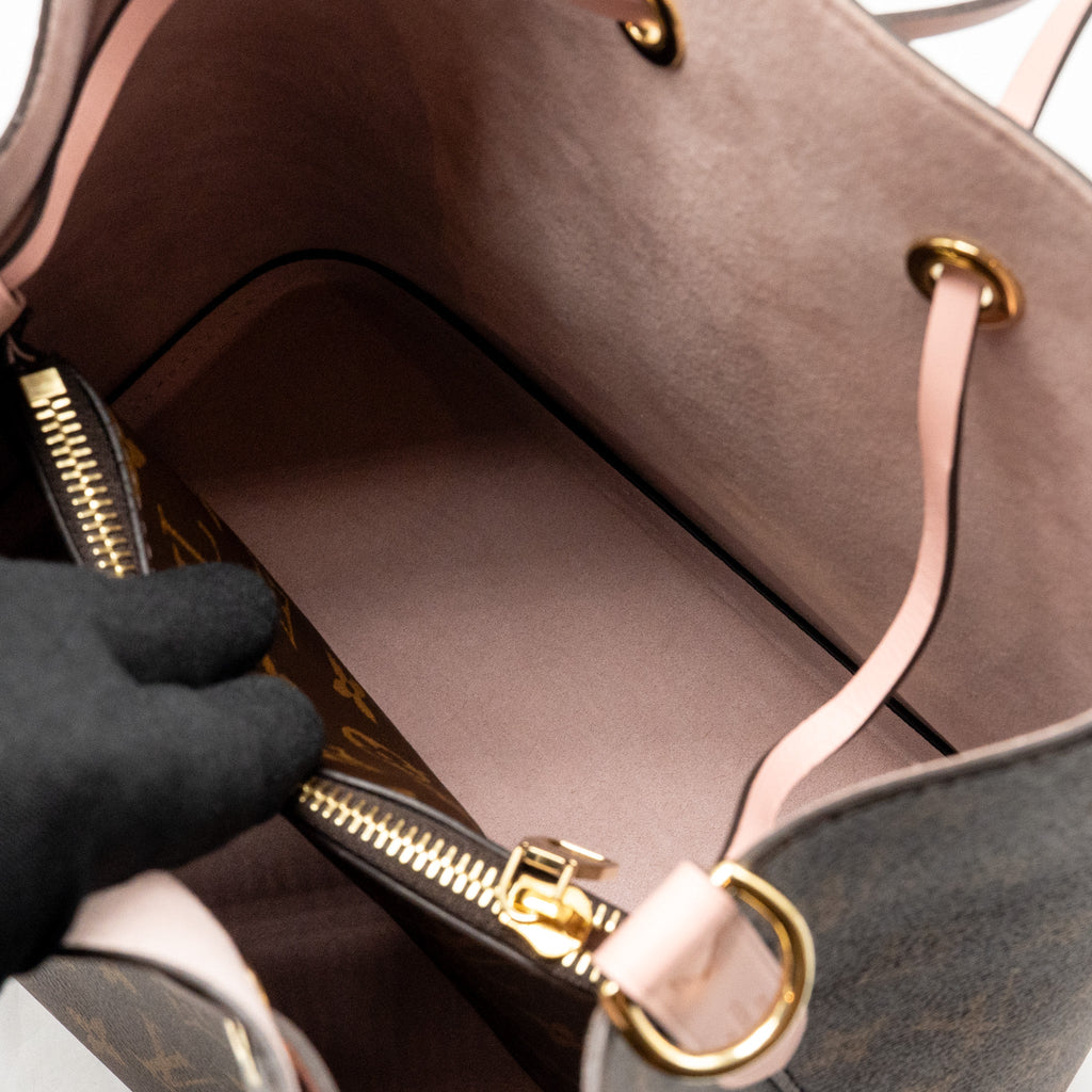 LOUIS VUITTON NEO NOE MONOGRAM CANVAS ROSE POUDRE GHW