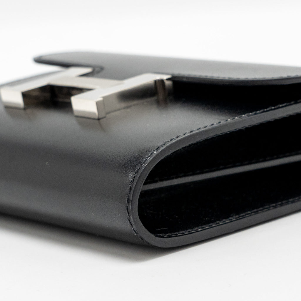 HERMES CONSTANCE WALLET BOX BLACK SHW