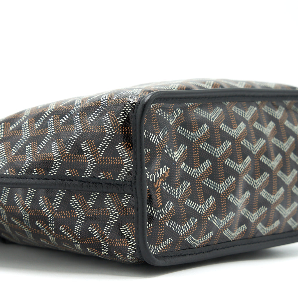 GOYARD ANJOU MINI REVERSIBLE TOTE BLACK/MULTICOLOUR