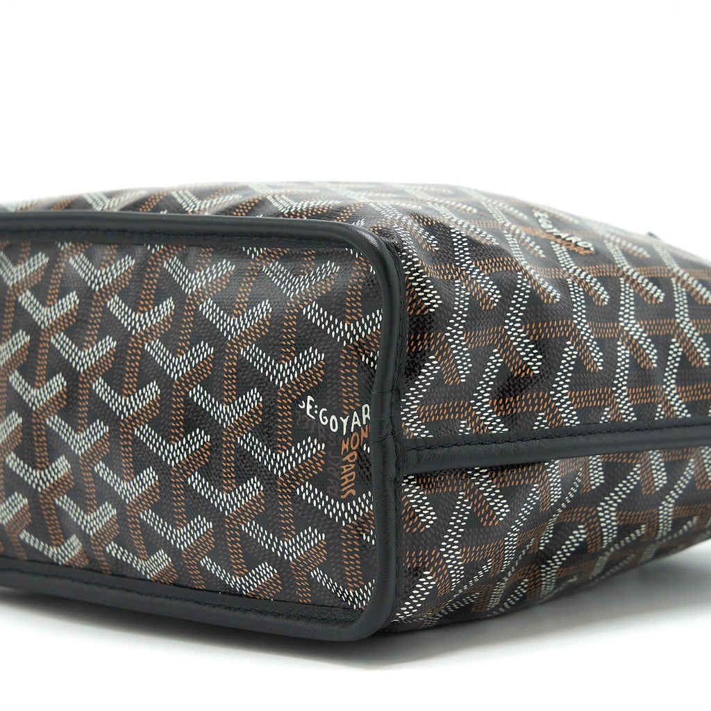 GOYARD ANJOU MINI REVERSIBLE TOTE BLACK/MULTICOLOUR