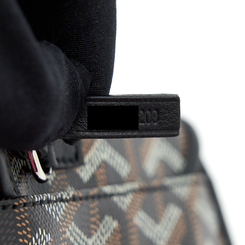 GOYARD ANJOU MINI REVERSIBLE TOTE BLACK/MULTICOLOUR