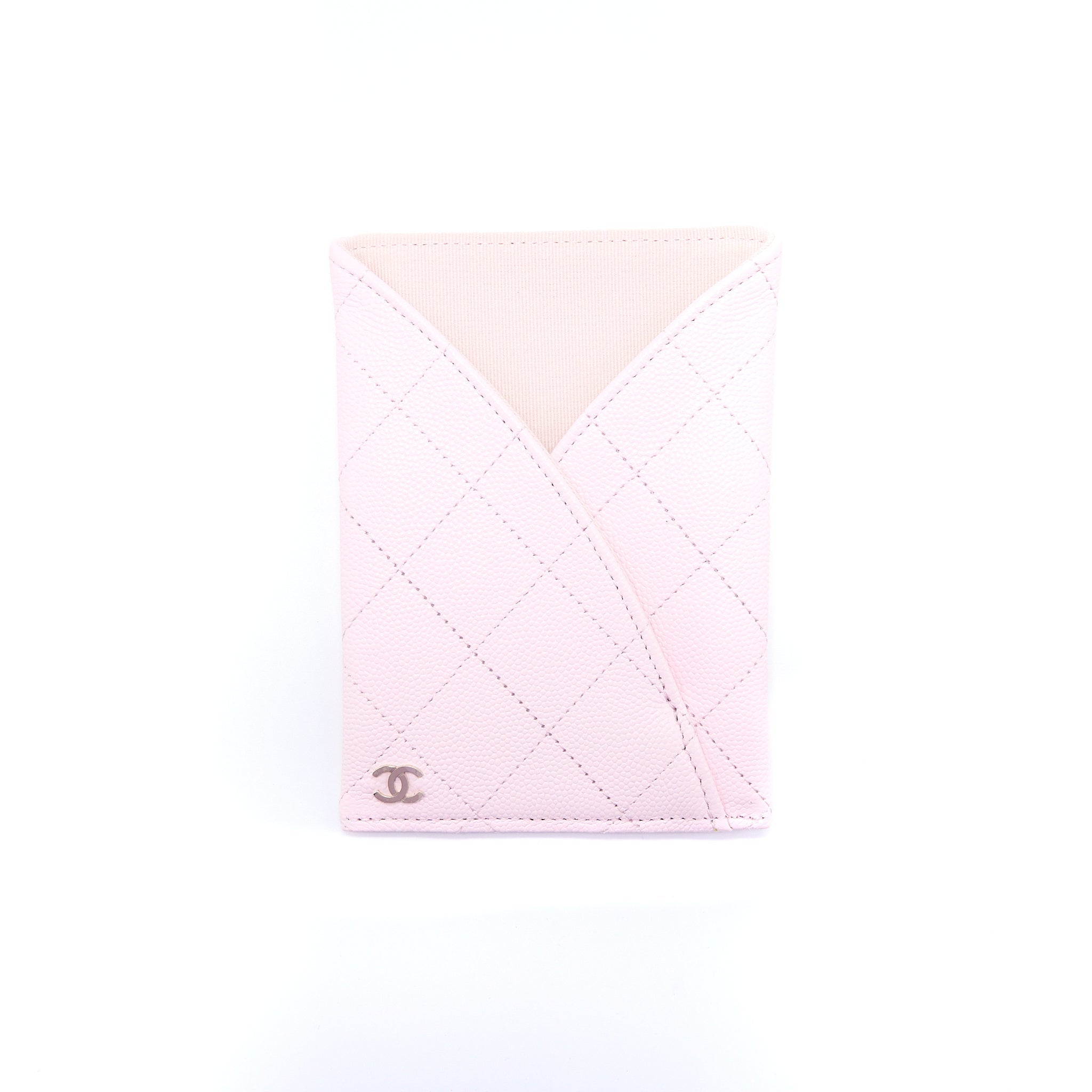 CHANEL 2 IN 1 WALLET ON CHAIN CAVIAR LIGHT PINK LGHW