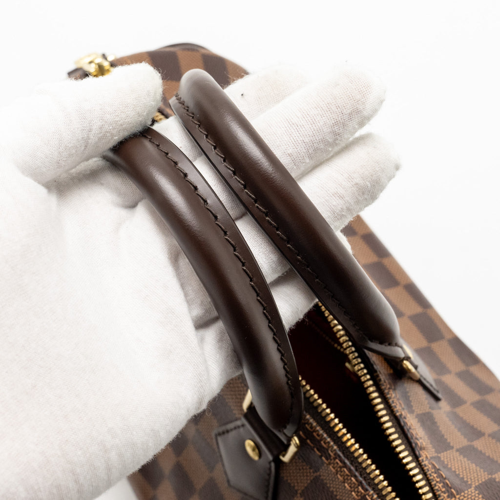 LOUIS VUITTON SPEEDY BANDOULIERE 25 DAMIER EBENE GHW