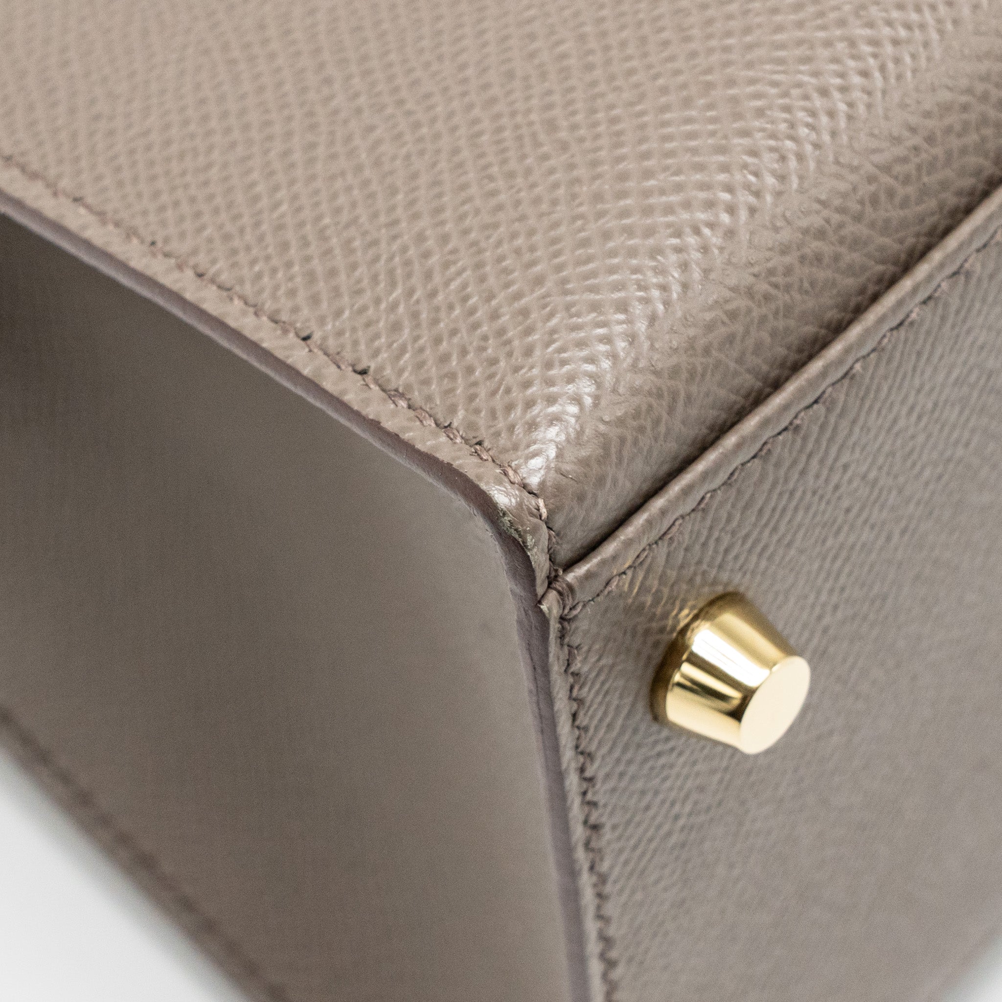 HERMES KELLY 28 EPSOM GRIS ETAIN GHW