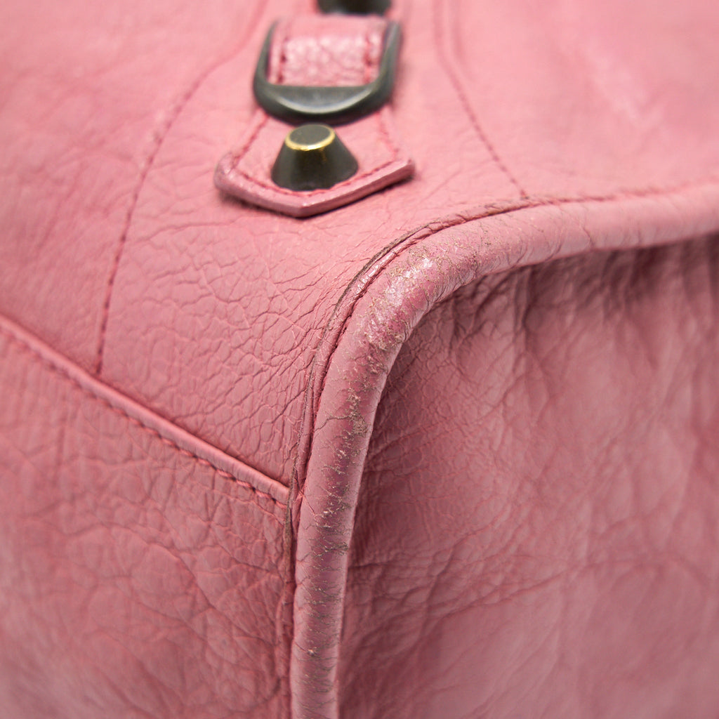 BALENCIAGA CLASSIC CITY BAG IN PINK