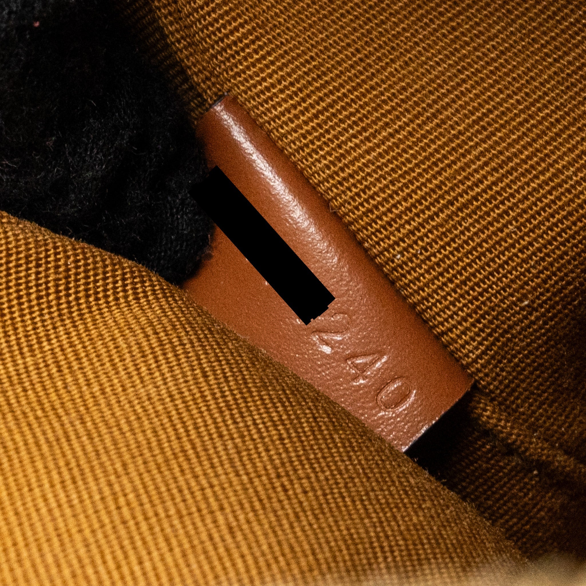 CELINE PATAPANS BAG TRIOMPHE CANVAS/LEATHER BROWN GHW