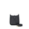 HERMES MINI EVELYNE BLACK GHW