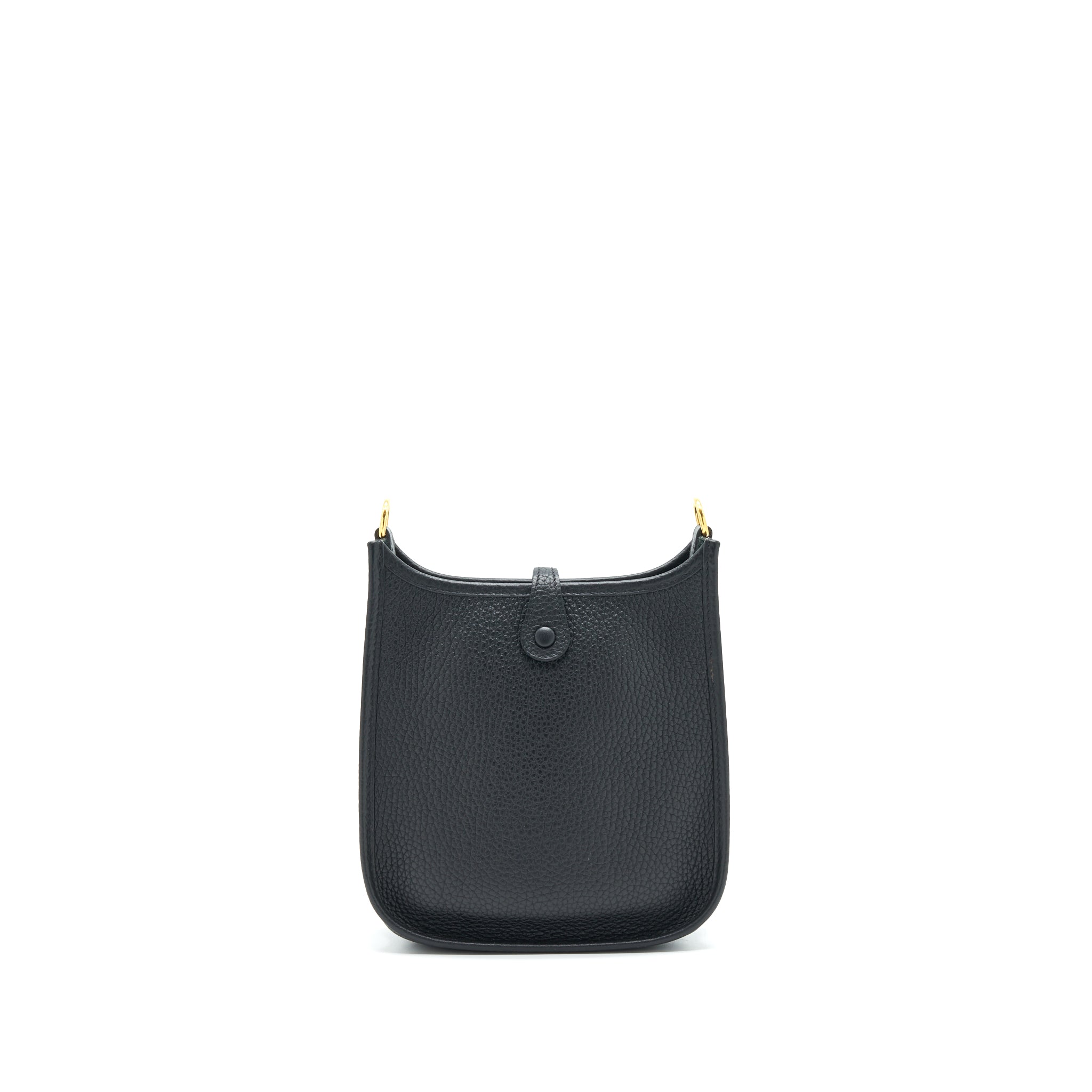 HERMES MINI EVELYNE BLACK GHW