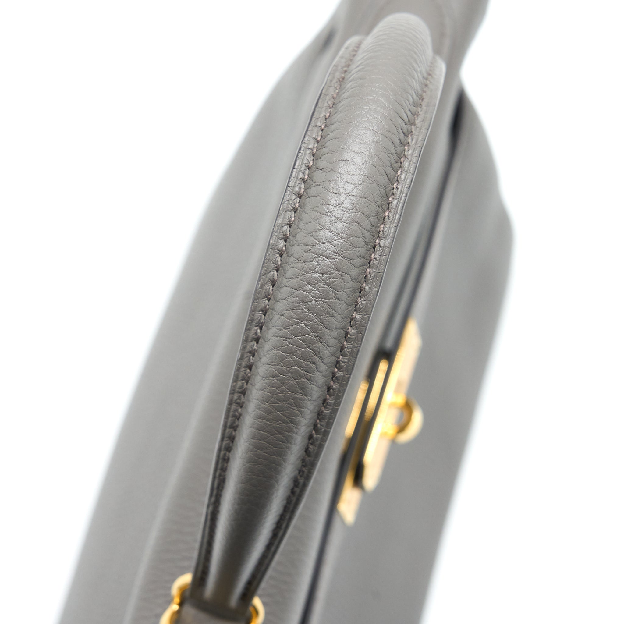 HERMES KELLY 28 TOGO GRIS ETAIN GHW