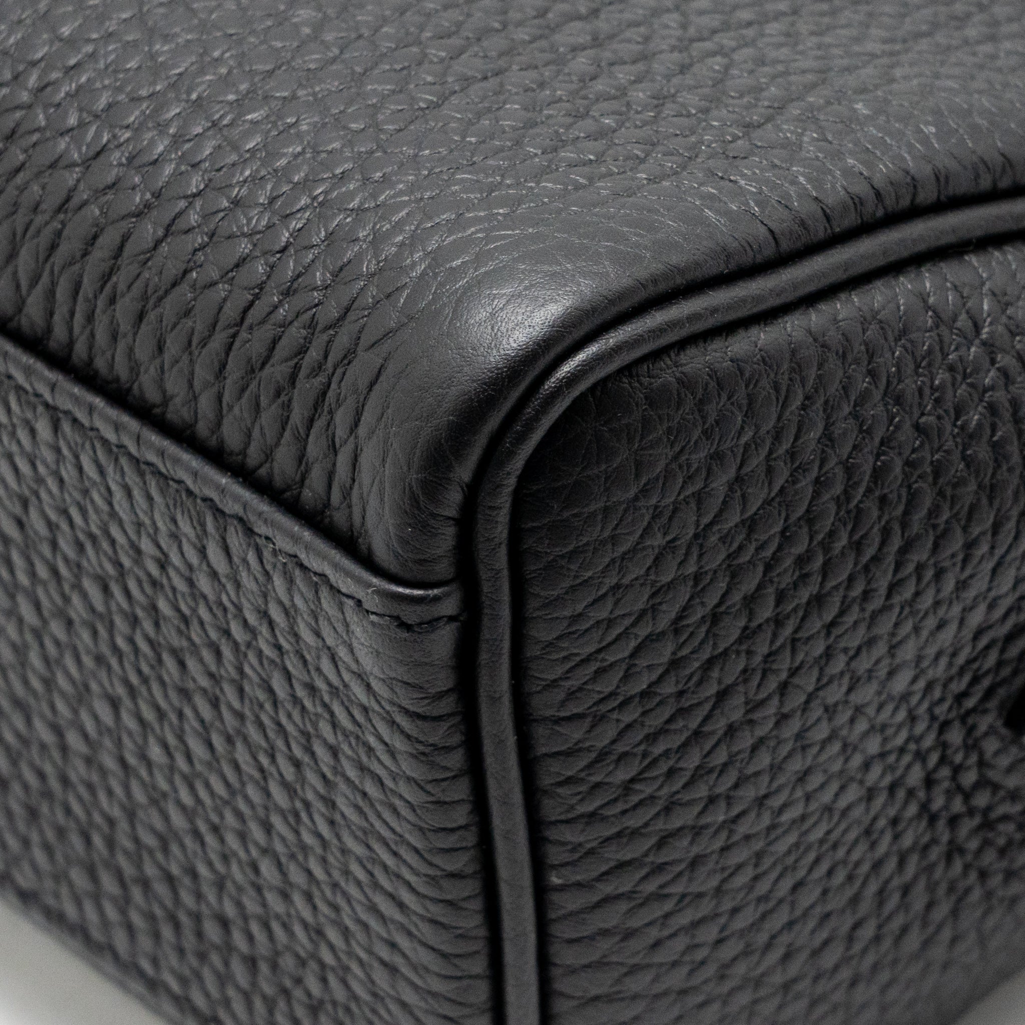 HERMES KELLY MESSENGER PM BAG TOGO BLACK SHW