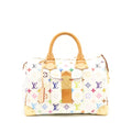 LOUIS VUITTON WHITE MONOGRAM MULTICOLOUR SPEEDY 30 BAG