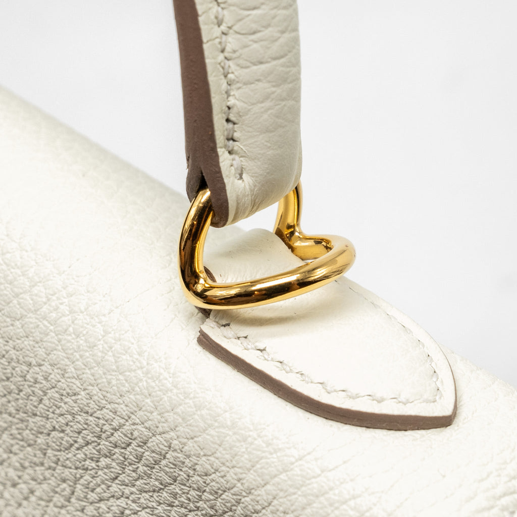 HERMES KELLY25 TOGO MUSHROOM GHW