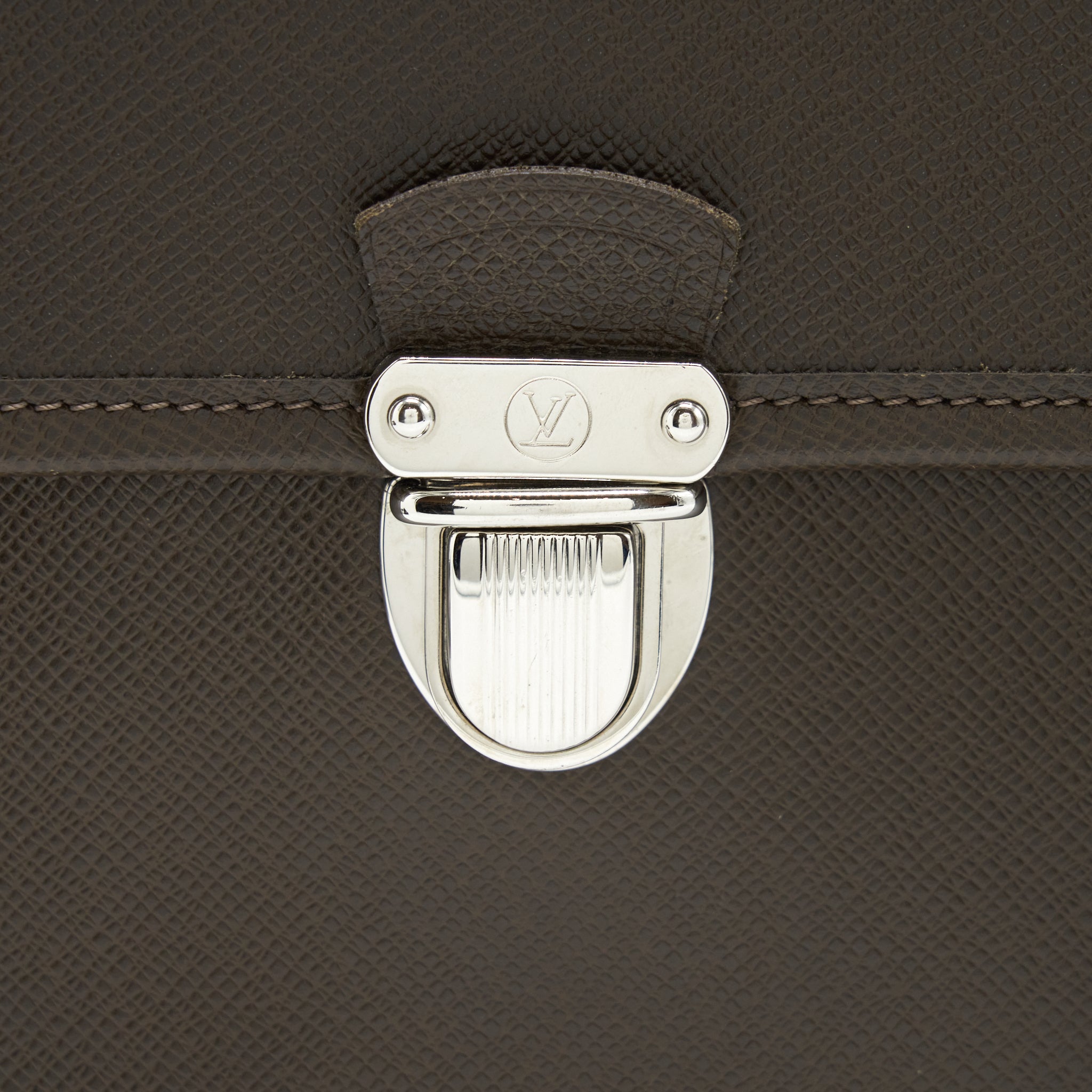 LOUIS VUITTON MEN’S LARGE BRIEFCASE WITH SHOULDER STRAP DARK BROWN SHW