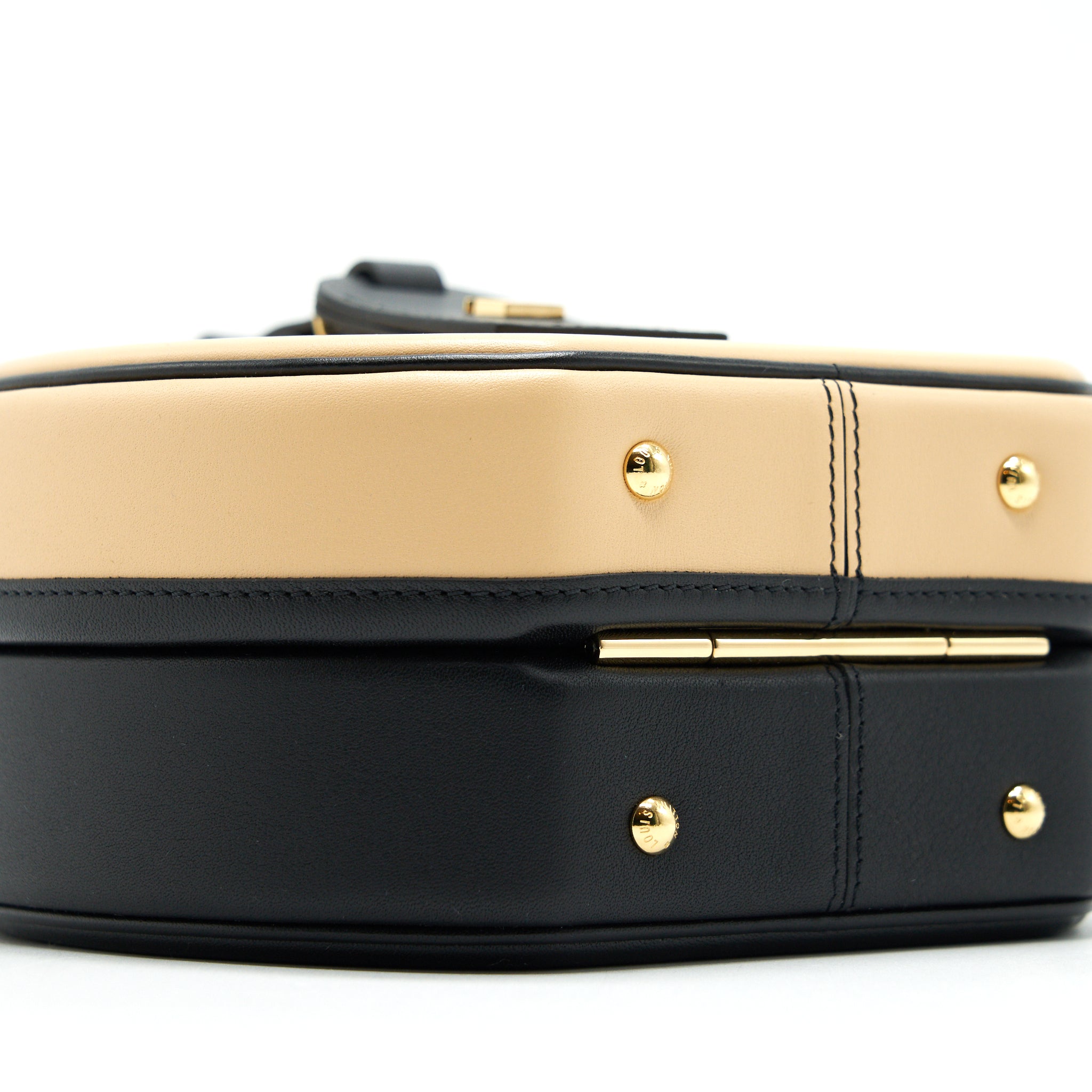 LOUIS VUITTON PETITE BOITE CHAPEAU BEIGE/ BLACK