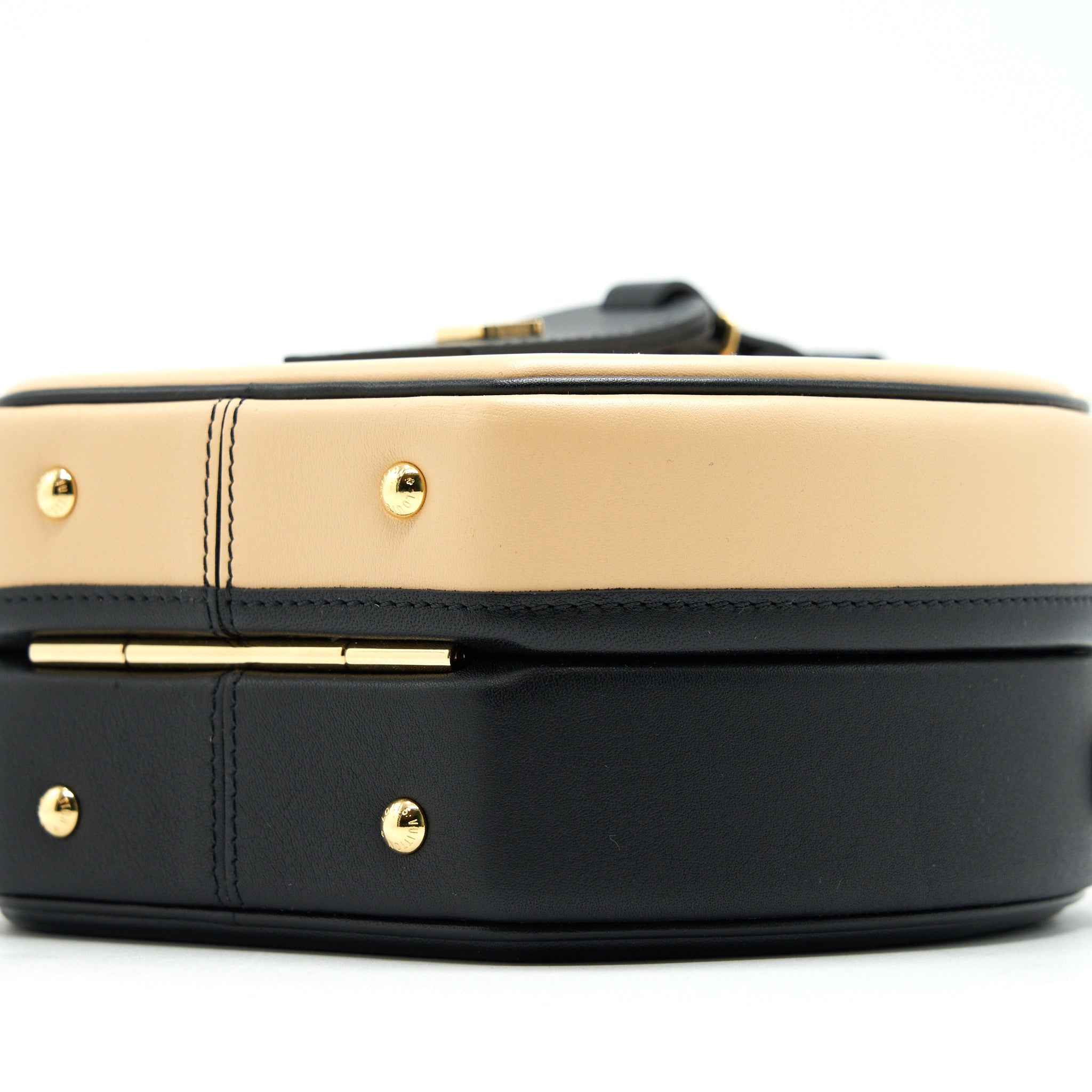 LOUIS VUITTON PETITE BOITE CHAPEAU BEIGE/ BLACK