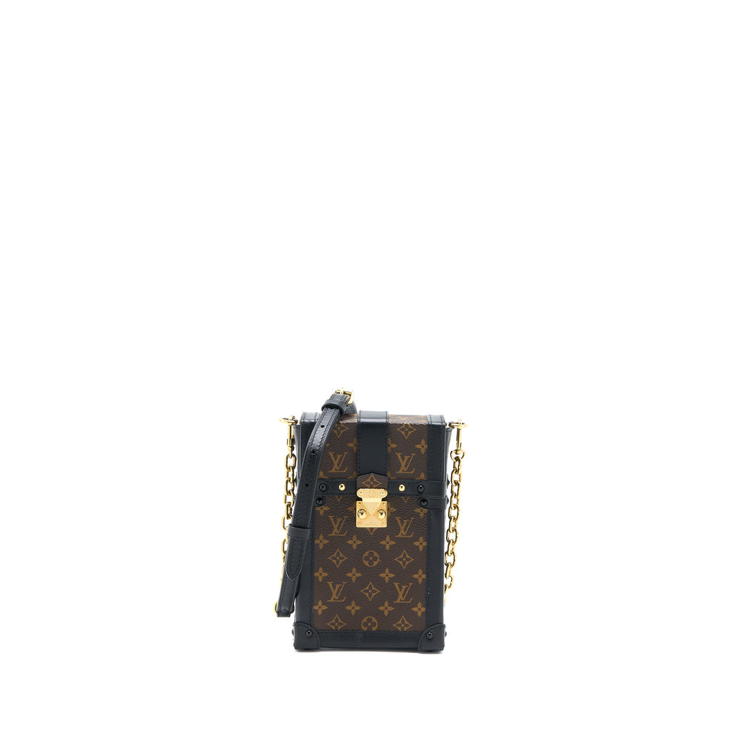 LOUIS VUITTON VERTICAL TRUNK POCHETTE MONOGRAM CANVAS GHW