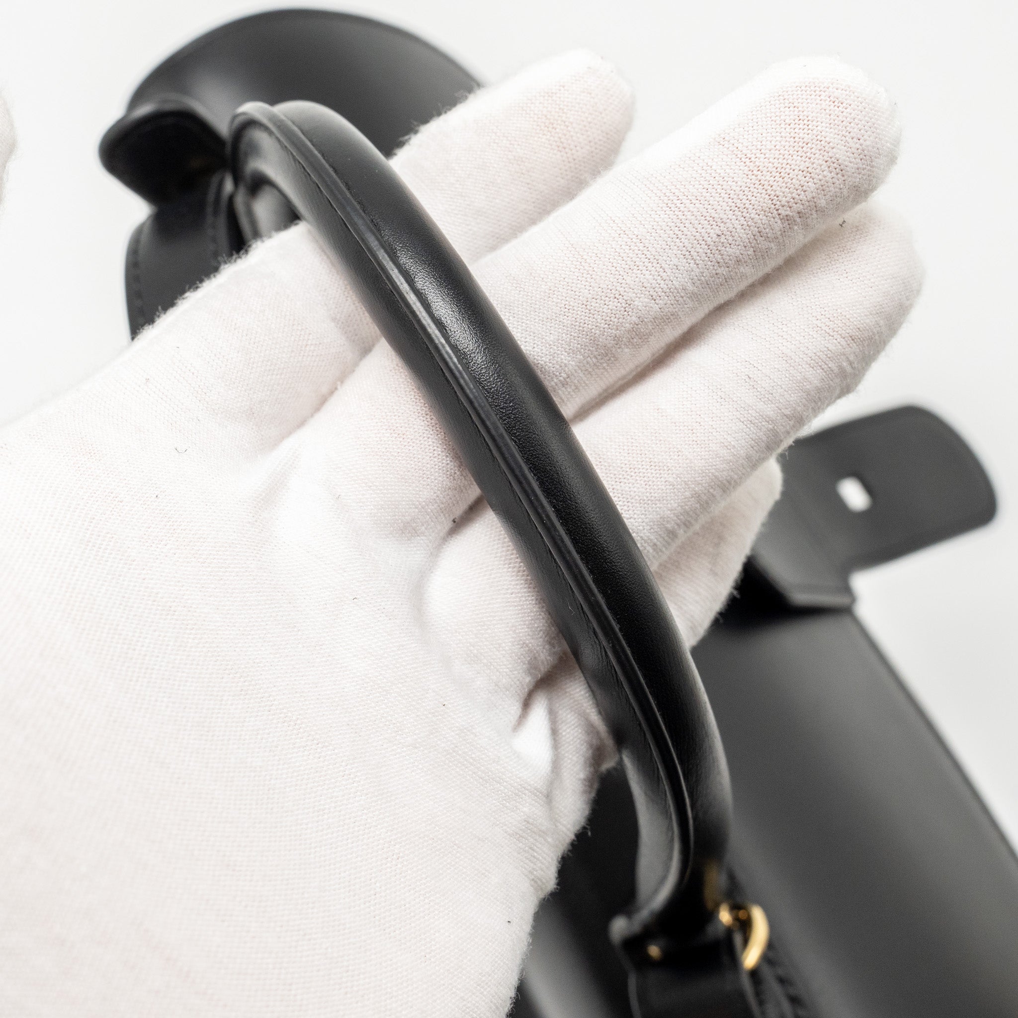 DELVAUX BRILLIANT MM CALFSKIN BLACK GHW