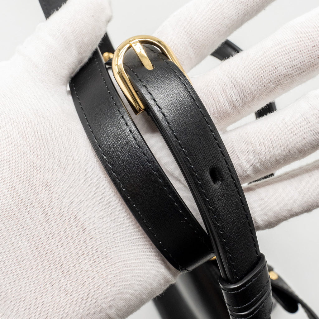 DELVAUX BRILLIANT MM CALFSKIN BLACK GHW
