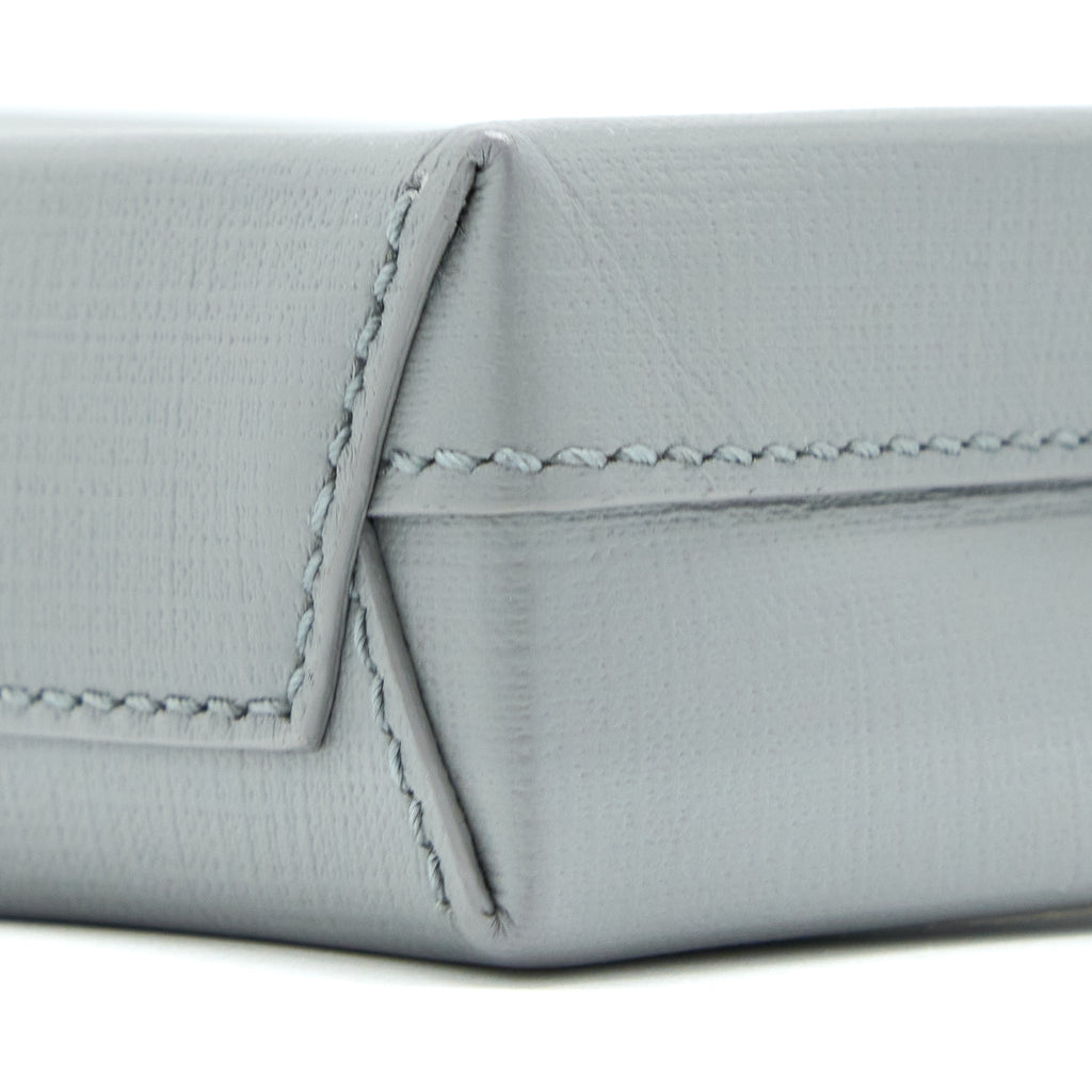 BALENCIAGA MINI SHOPPING PHONE POUCH GREY SHW