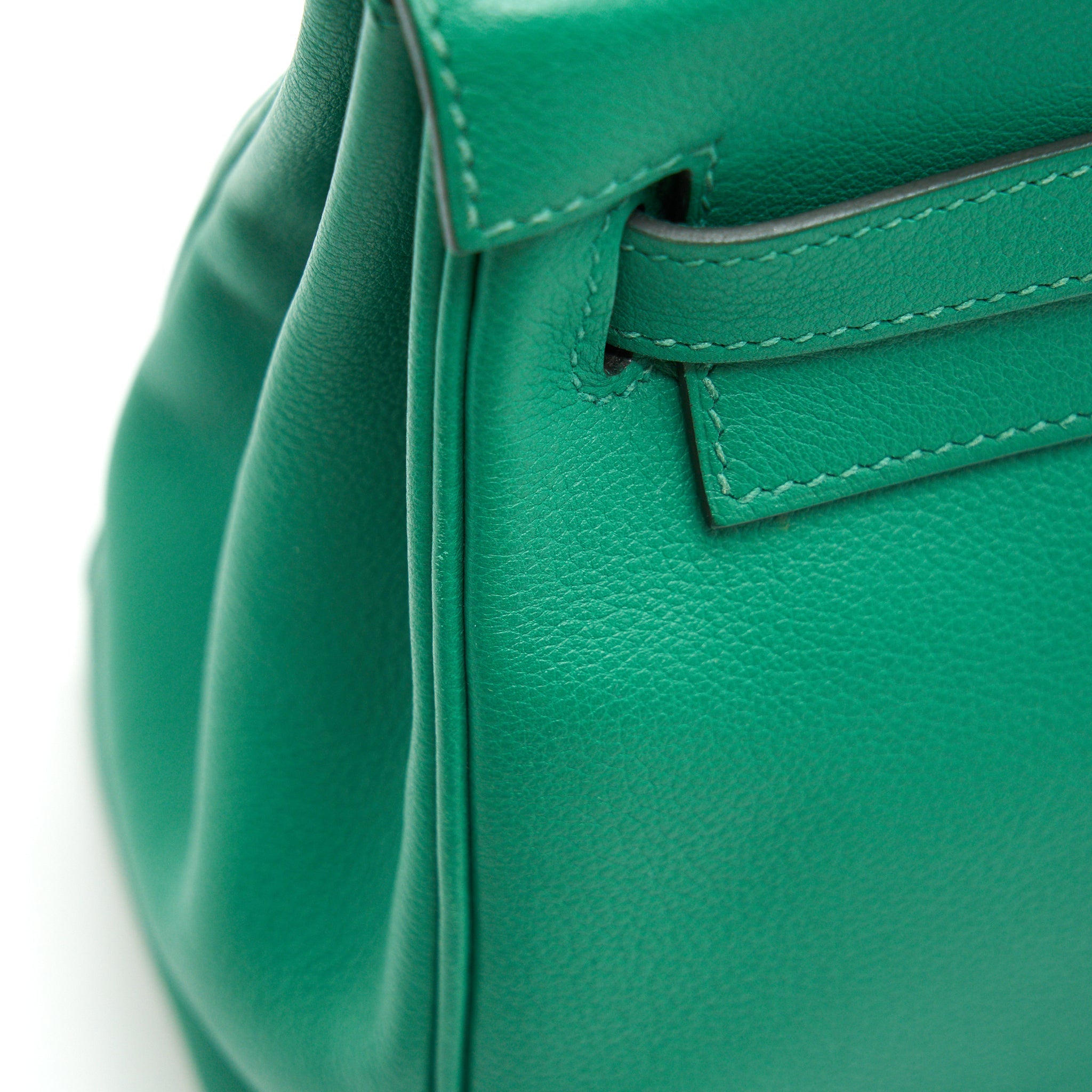 HERMES KELLY 28 EVERCOLOR U4 VERT VERTIGO GHW