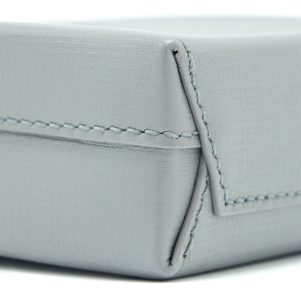 BALENCIAGA MINI SHOPPING PHONE POUCH GREY SHW
