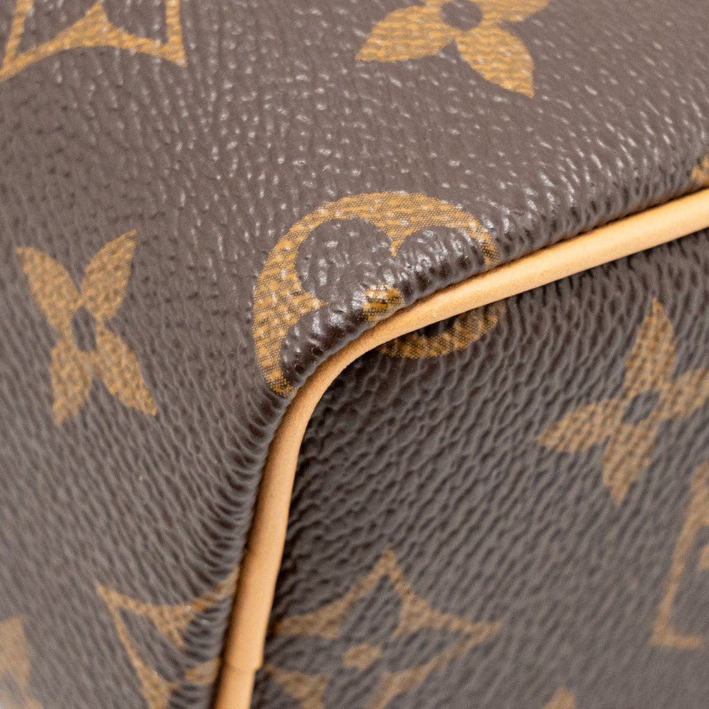 LOUIS VUITTON NANO SPEEDY MONOGRAM CANVAS GHW
