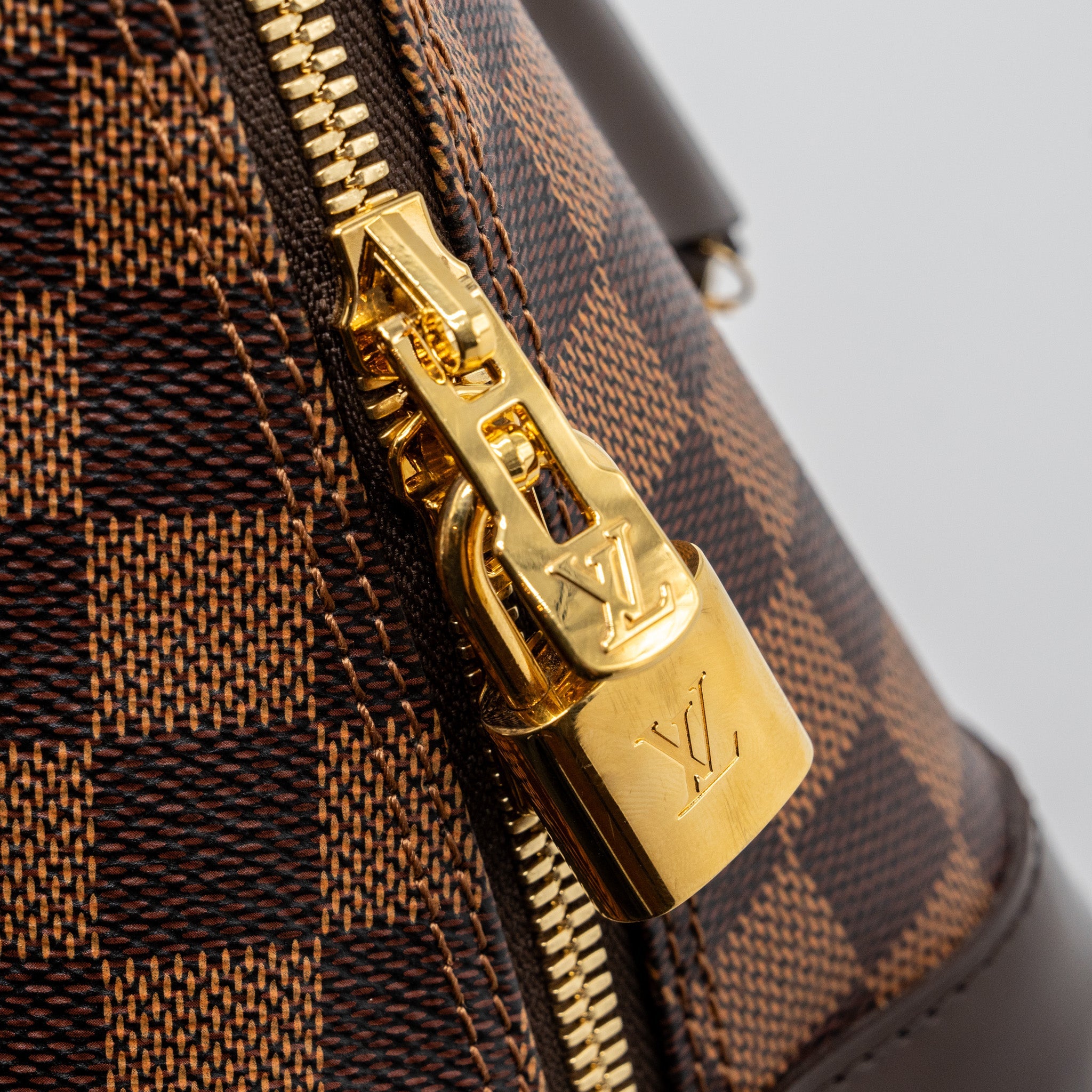 LOUIS VUITTON ALMA PM DAMIER EBENE GHW