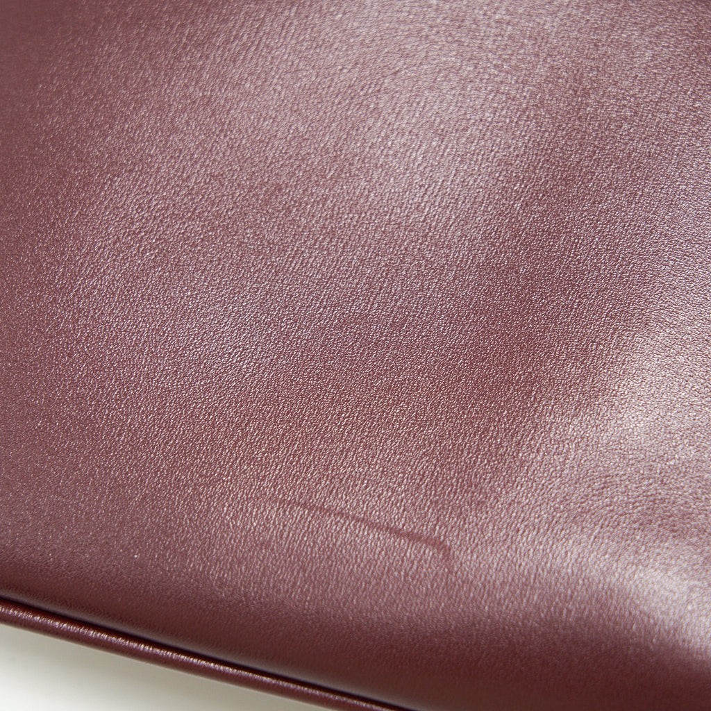 GUCCI ARLI SMALL SHOULDER BAG BURGUNDY WITH GHW