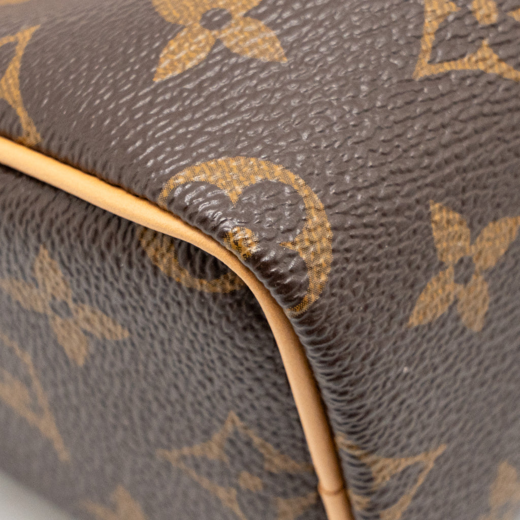 LOUIS VUITTON NANO SPEEDY MONOGRAM CANVAS GHW